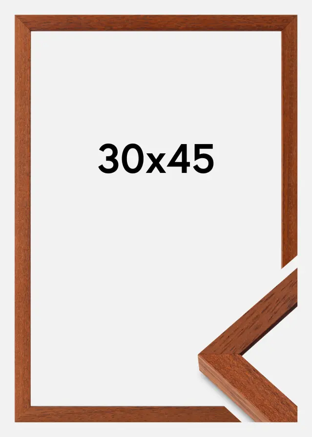 Cornice Hermes Vetro Acrilico Ciliegia 30x45 cm