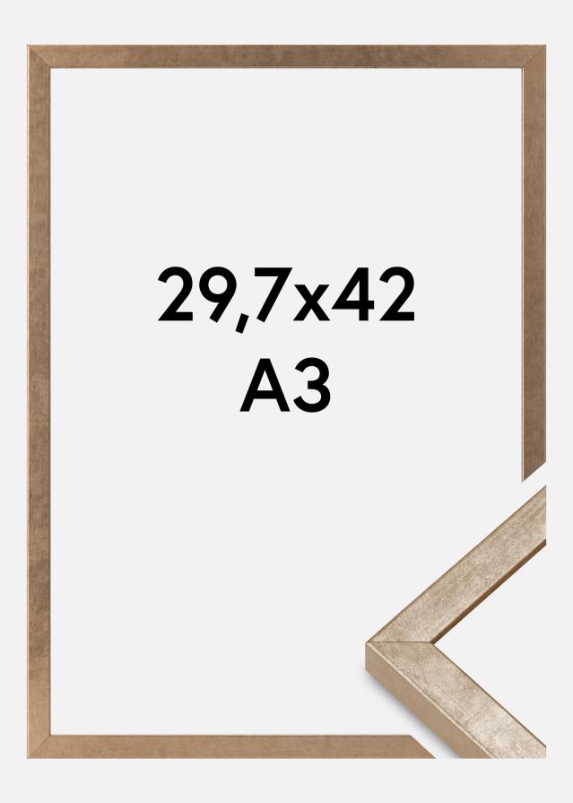 Cornice Ares Vetro Acrilico Ottone 29,7x42 cm (A3)