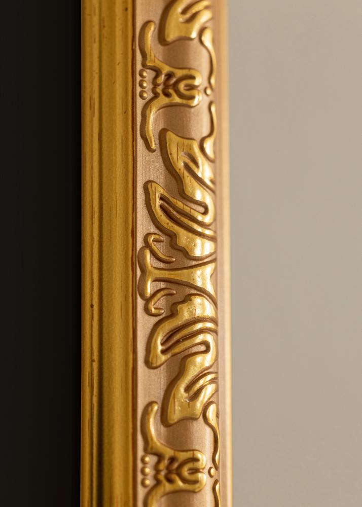 Cornice Nostalgia Oro 35x45 cm - Passe-partout Nero 11x14 inches