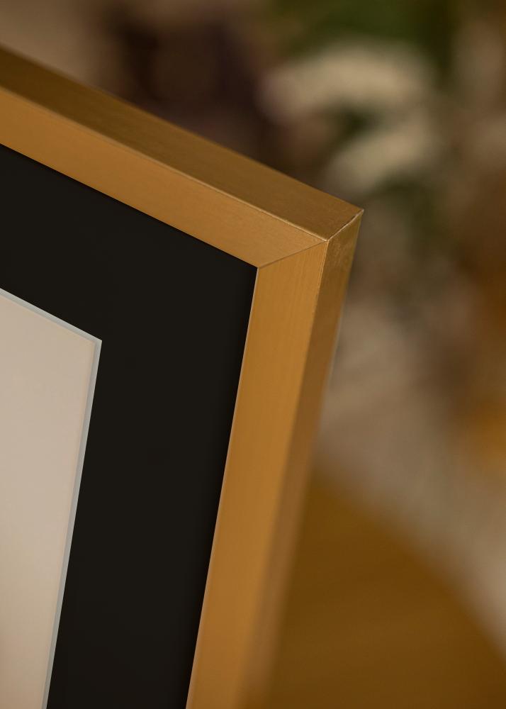 Cornice Selection Oro 70x100 cm - Passe-partout Nero 62x93 cm