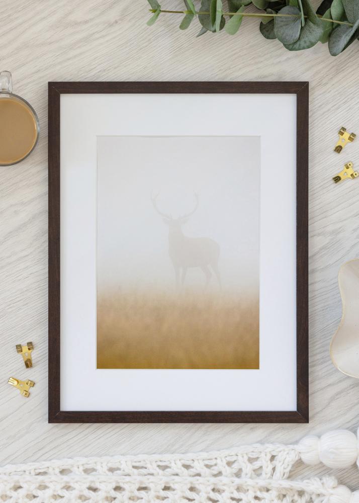 Cornice Trendy Vetro acrilico Noce 50x70 cm