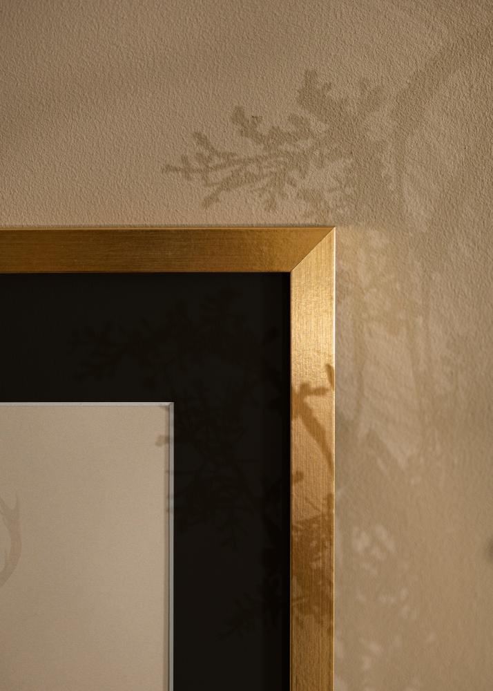 Cornice Selection Oro 70x100 cm - Passe-partout Nero 62x93 cm