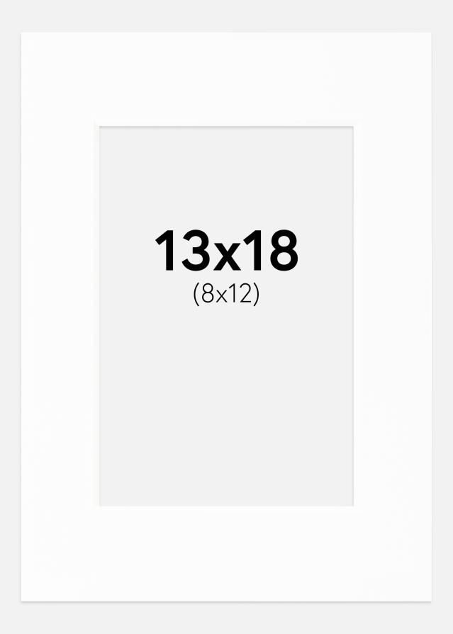 Passe-partout Canson Bianco (Bordo interno bianco) 13x18 cm (8x12)