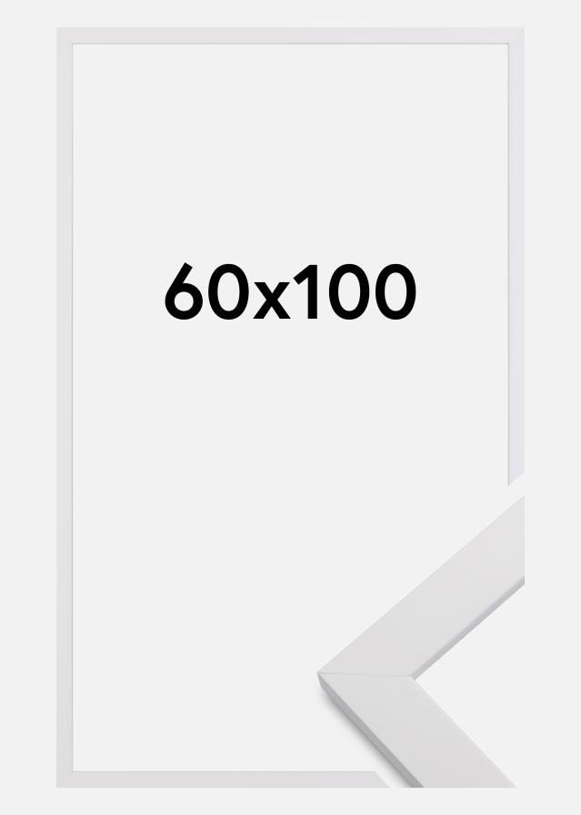 Cornice White Wood Vetro acrilico 60x100 cm