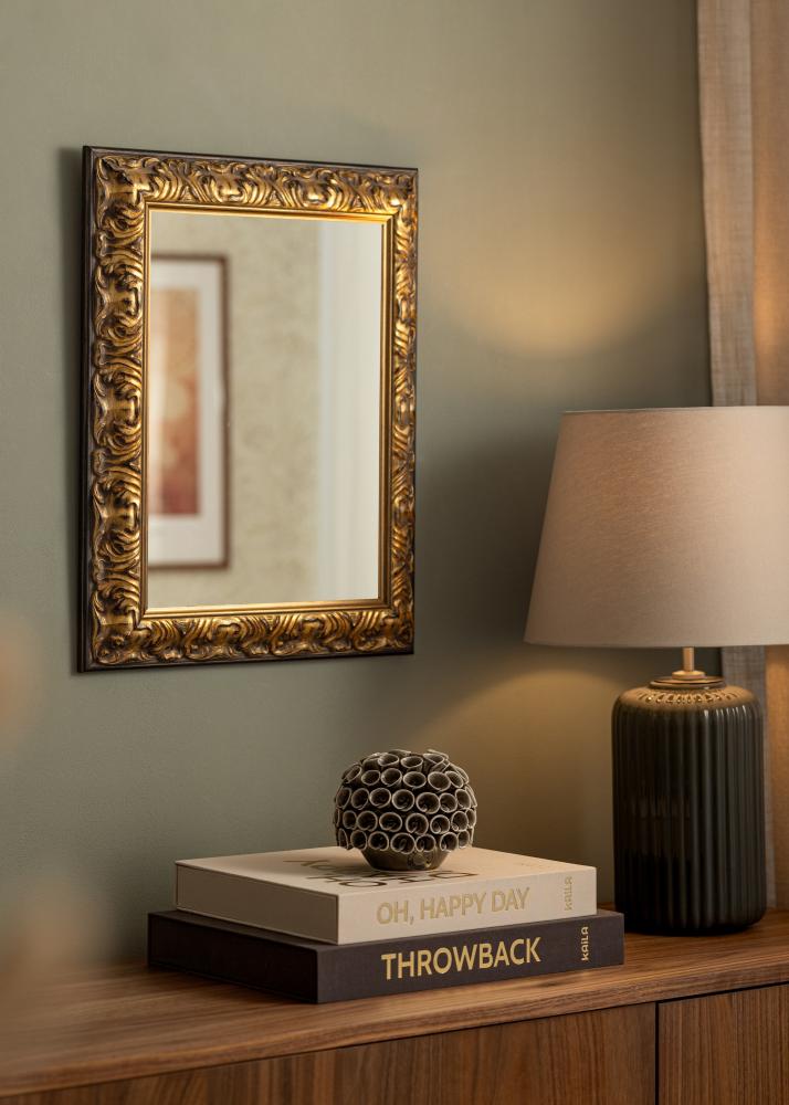 Specchio Odin Oro/Nero - Misure personalizzate