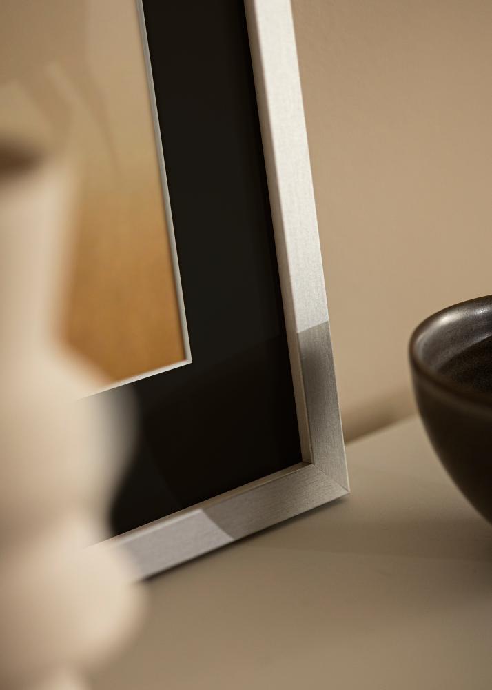 Cornice Selection Argento 13x18 cm - Passe-partout Nero 9x12 cm