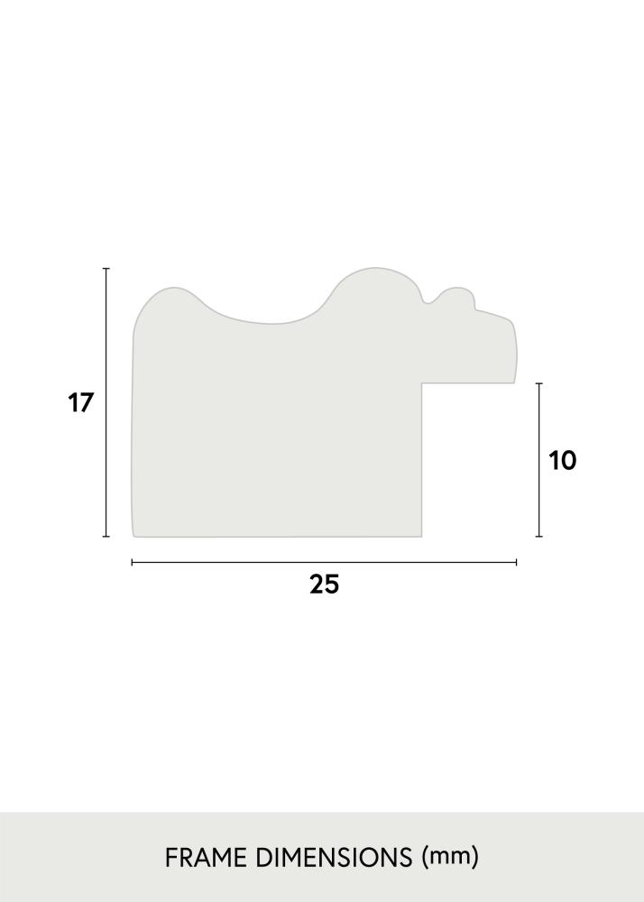 Specchio Drottningholm Oro II - Misure personalizzate