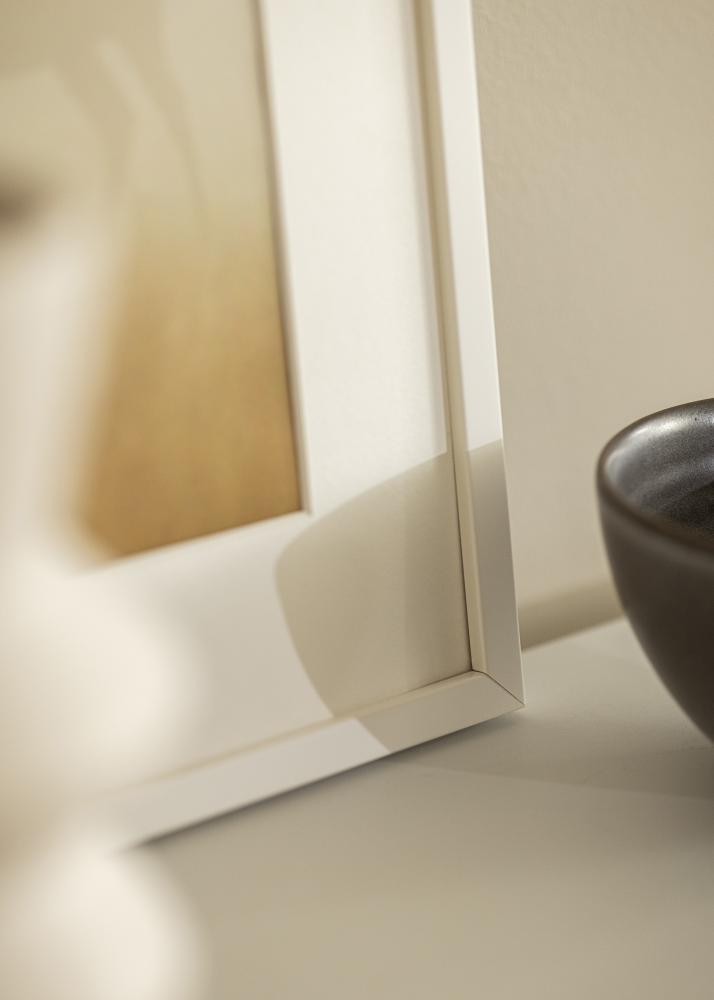 Cornice E-Line Vetro acrilico Bianco 50x50 cm