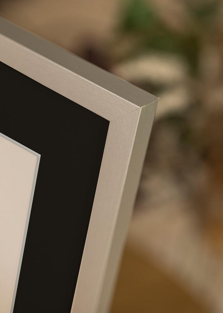 Cornice Selection Argento 13x18 cm - Passe-partout Nero 9x12 cm
