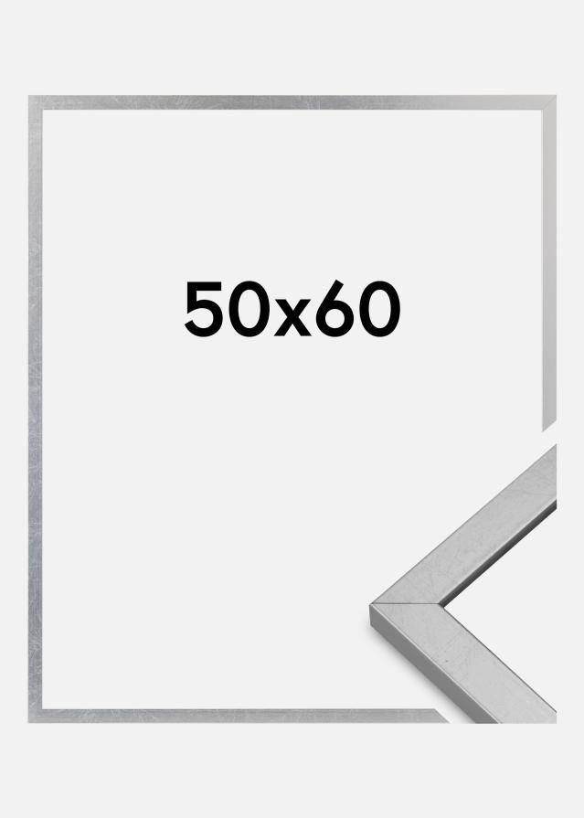 Cornice Minerva Acrilico Argento 50x60 cm