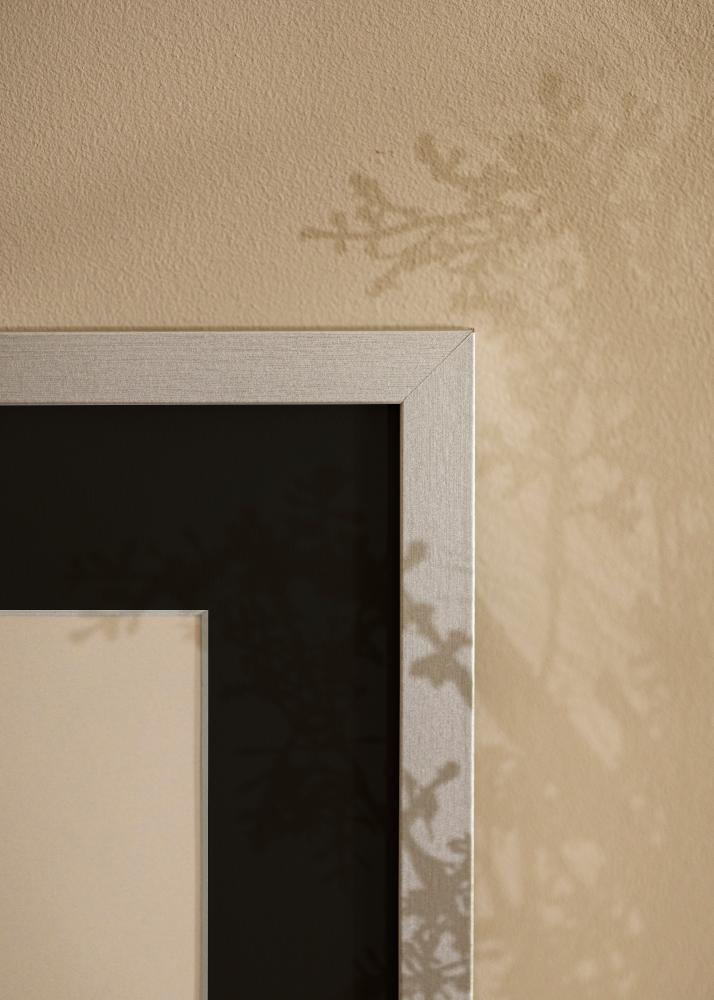 Cornice Selection Argento 13x18 cm - Passe-partout Nero 9x12 cm