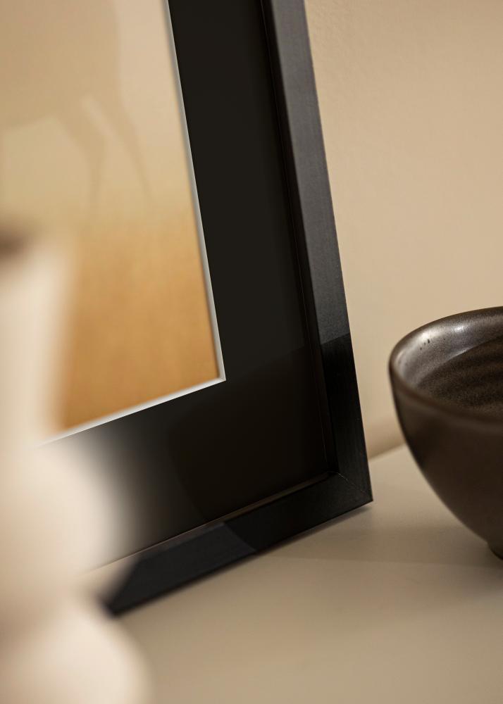 Cornice Selection Nero 40x50 cm - Passe-partout Nero 29,7x42 cm (A3)