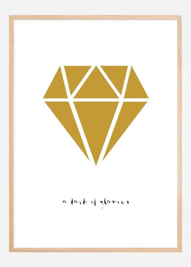 Diamant - Oro Poster