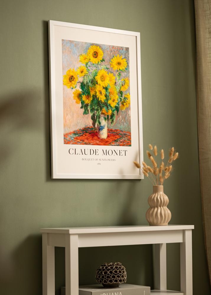 Cornice Deco Vetro acrilico Bianco 50x70 cm