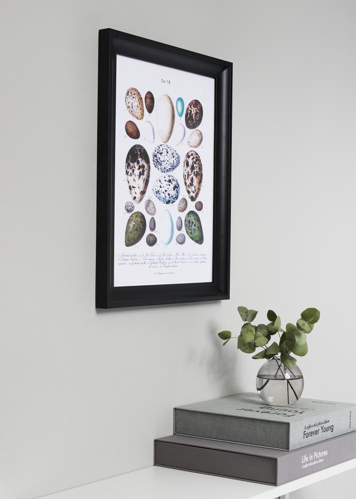 Cornice Öjaren Nero 70x100 cm - Passe-partout Nero 59,4x84 cm (A1)