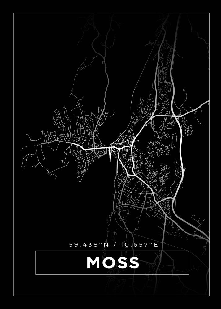Mappa - Moss - Poster nero