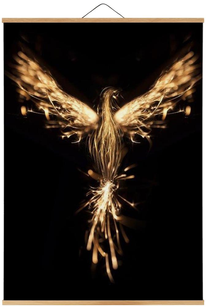 Ganci per poster Rovere - 80 cm