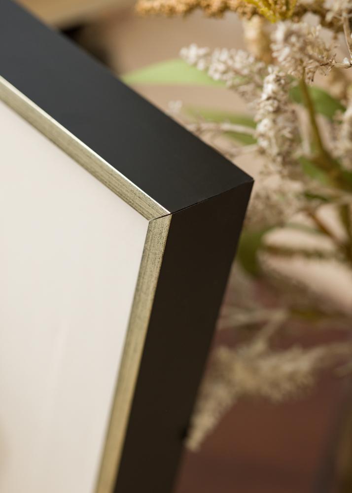 Cornice per Tele Ra Nero/Argento - Su misura