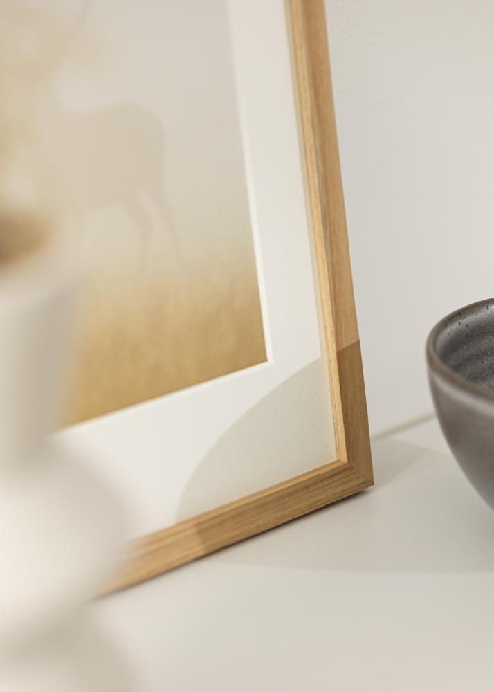 Cornice Rovere Massiccio Vetro Acrilico 21x29,7 cm (A4)