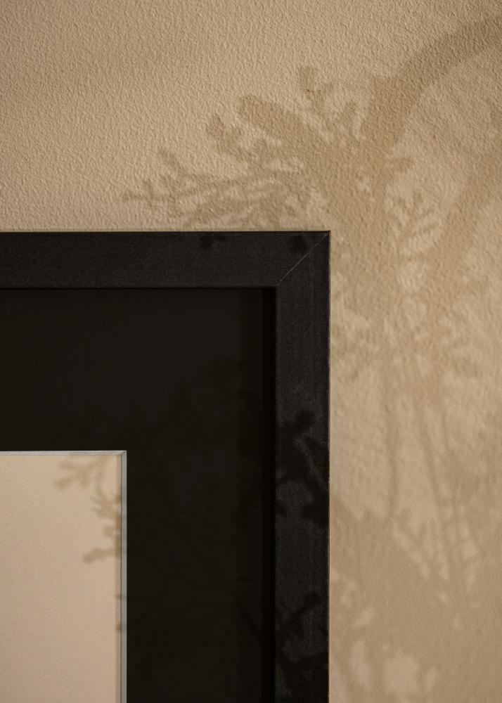 Cornice Selection Nero 40x50 cm - Passe-partout Nero 29,7x42 cm (A3)