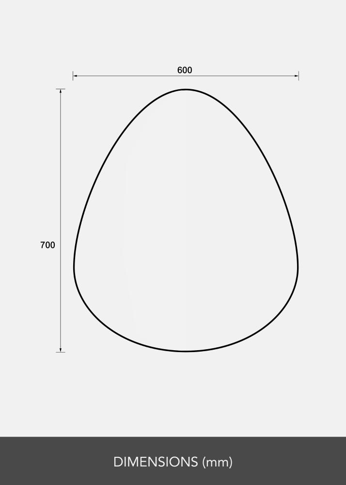 Specchio Mirage 60x70 cm