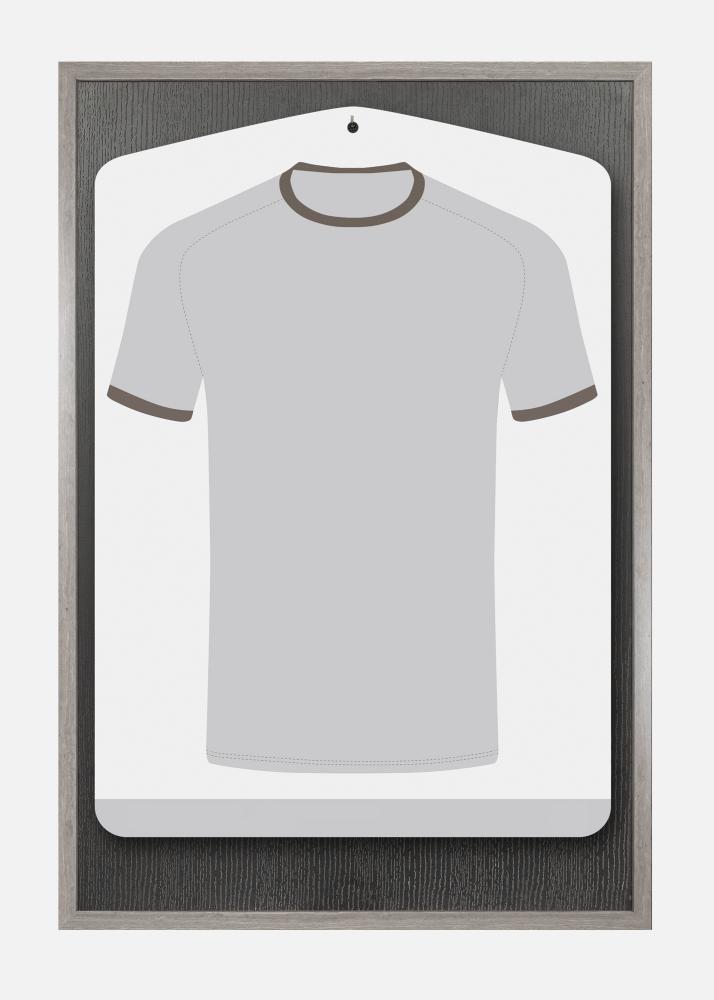 Cornice cad.ockholm Jersey Scatola Vetro acrilico Grigio 60x90 cm