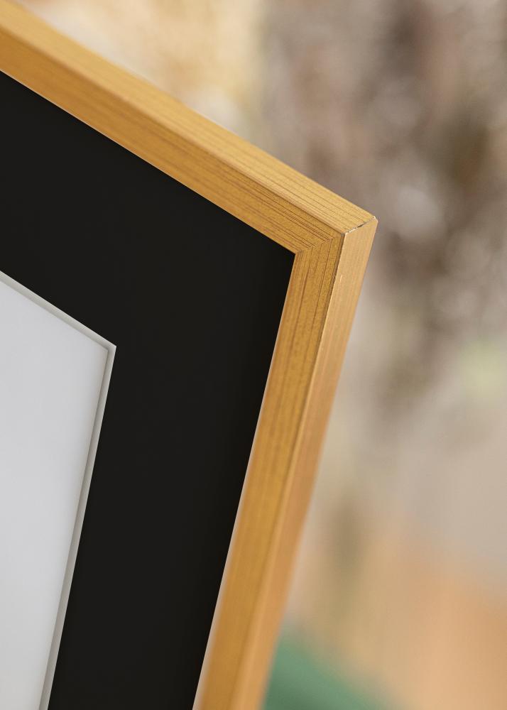 Cornice Edsbyn Oro 30x40 cm - Passe-partout Nero 8x12 inches