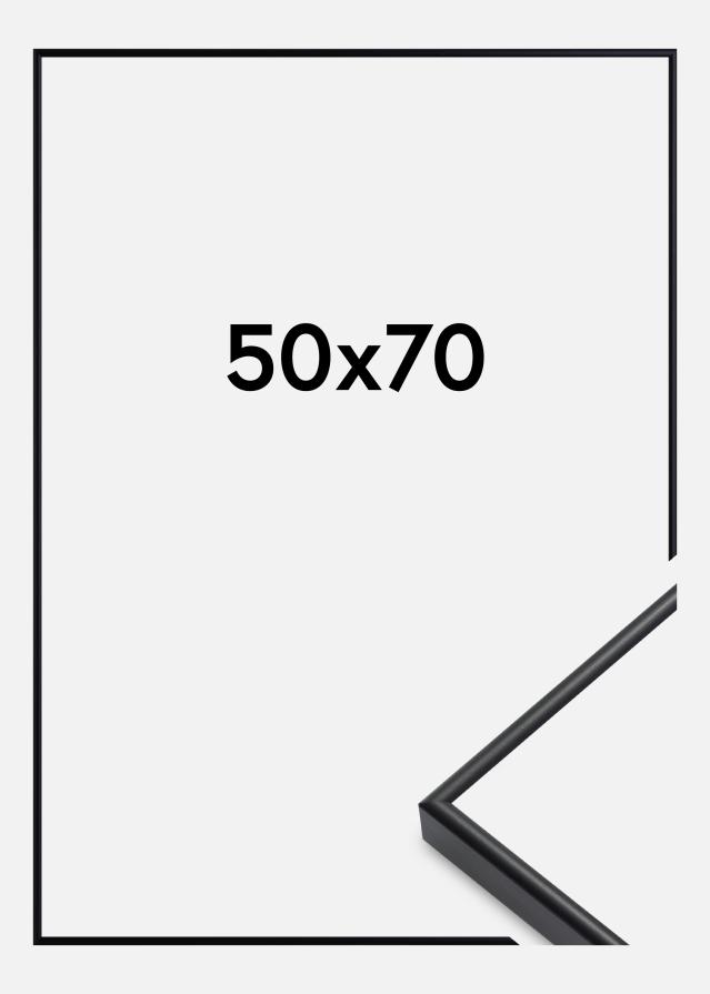 Cornice Visby Vetro acrilico Nero 50x70 cm