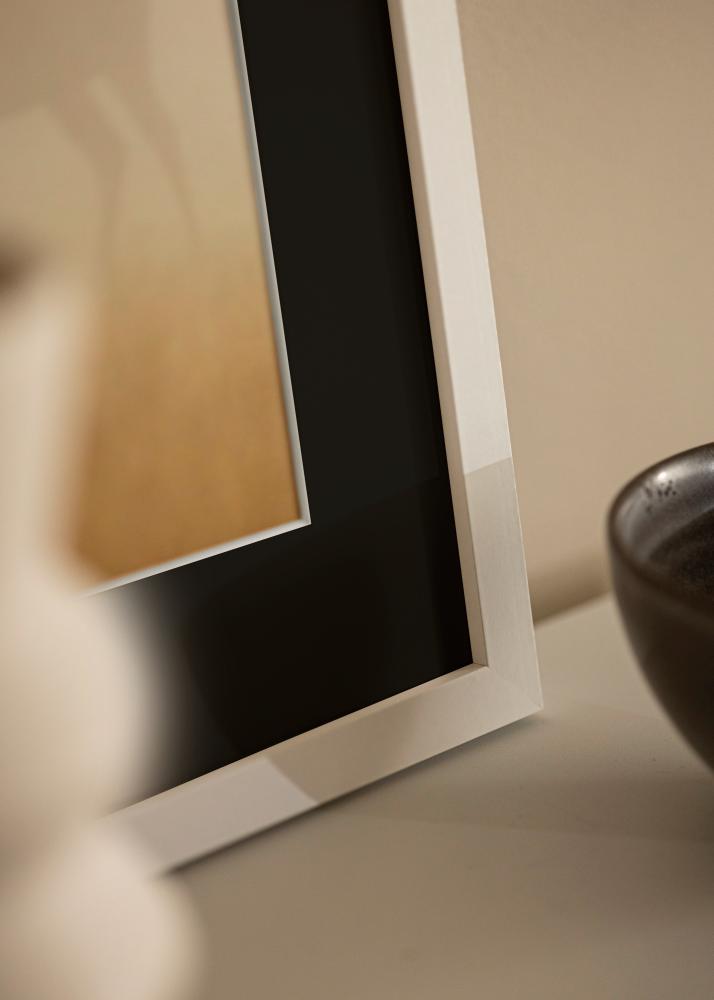 Cornice Selection Bianco 40x50 cm - Passe-partout Nero 29,7x42 cm (A3)