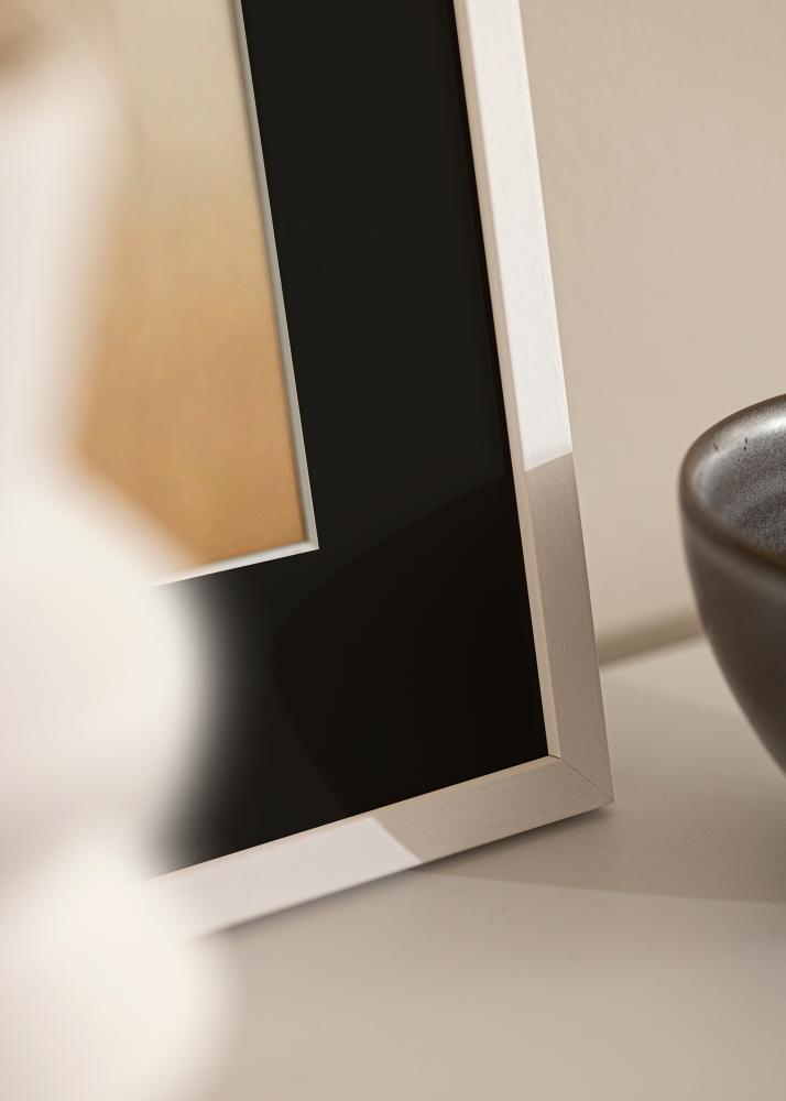 Cornice Edsbyn Bianco 40x40 cm - Passe-partout Nero 10x10 inches