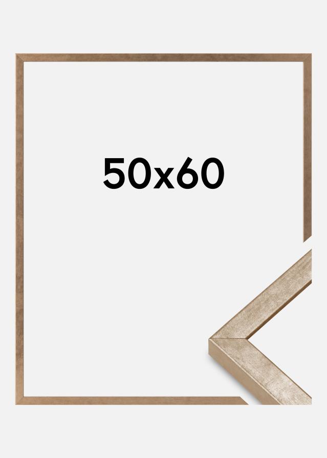 Cornice Ares Vetro Acrilico Ottone 50x60 cm