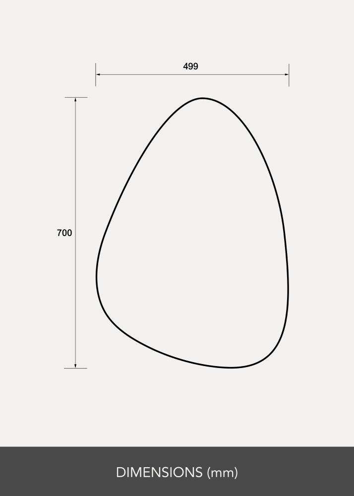 Specchio Pebble 50x70 cm - Selected By BGA