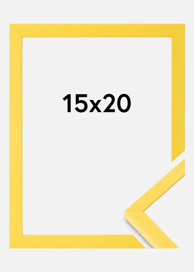 Colorful Vetro acrilico Giallo 15x20 cm