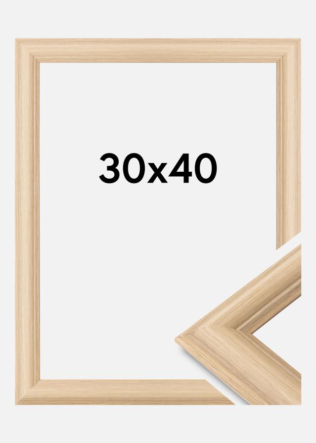 Cornice Västkusten Vetro acrilico Rovere 30x40 cm