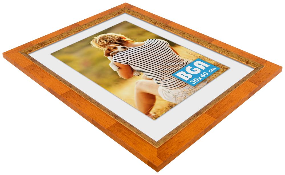 Cornice Färila Arancione - Dimensioni personalizzabili