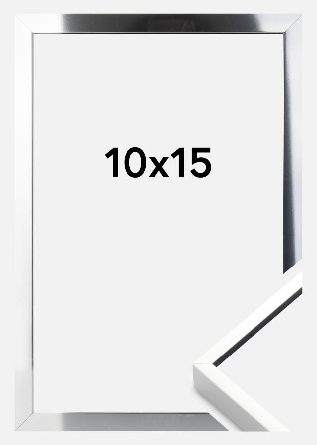 Cornice Nielsen Premium Alpha Finitura brillante Argento 10x15 cm