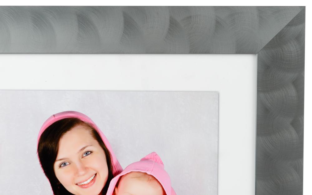 Cornice Bräcke Acciaio naturale - Dimensioni personalizzabili