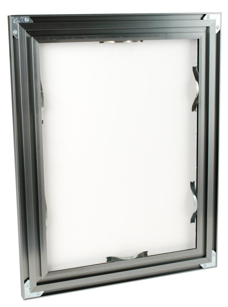 Cornice Bräcke Acciaio naturale - Dimensioni personalizzabili