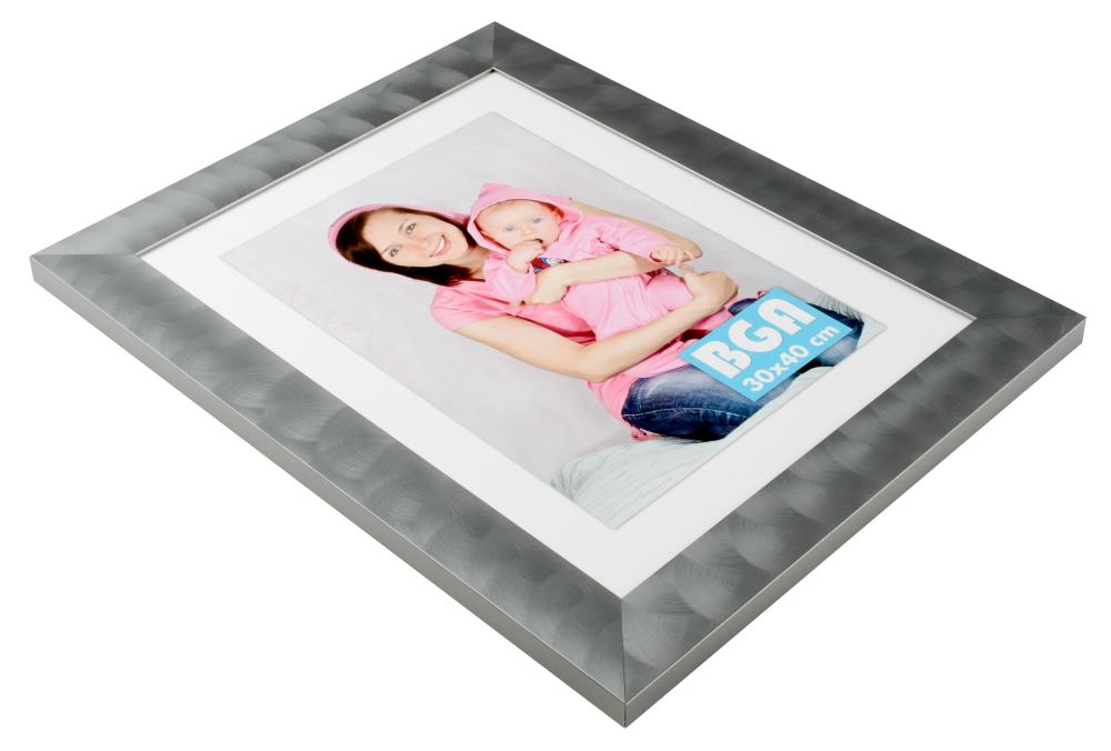 Cornice Bräcke Acciaio naturale - Dimensioni personalizzabili