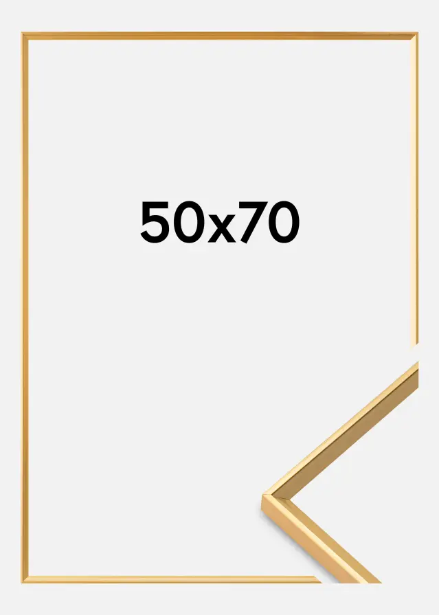 Cornice Desire Vetro acrilico Oro 50x70 cm