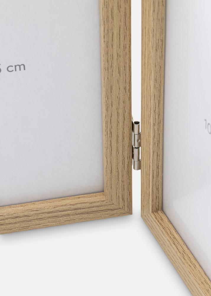 Cornice pieghevole Rovere Massiccio 10x15 cm