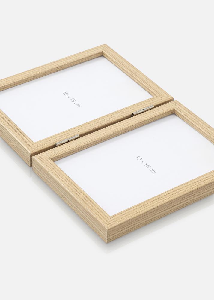 Cornice pieghevole Rovere Massiccio 10x15 cm