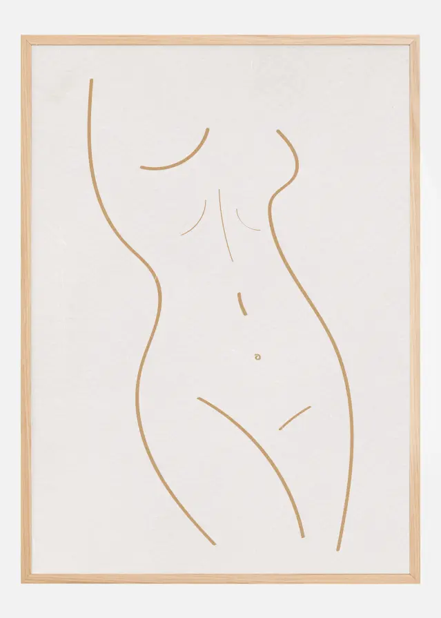 Poster Linee del corpo IV