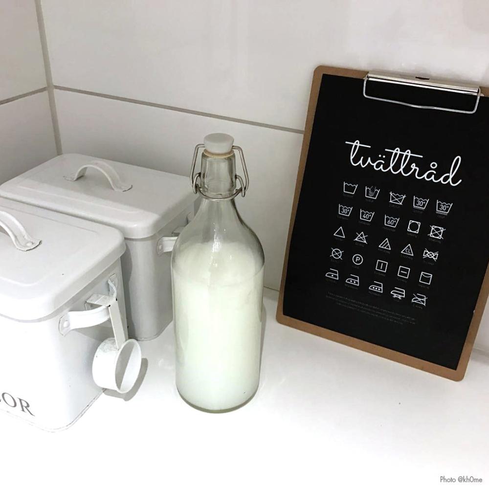 Consigli per il bucato - Poster nero