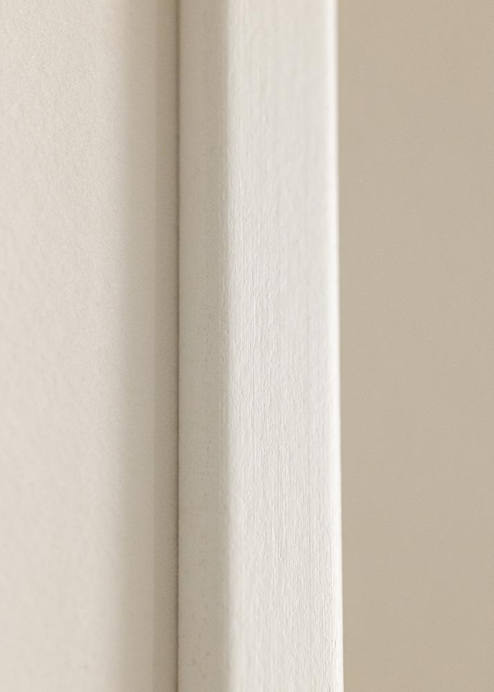 Cornice Kaspar Bianco 50x70 cm - Passe-partout Bianco 16x24 inches