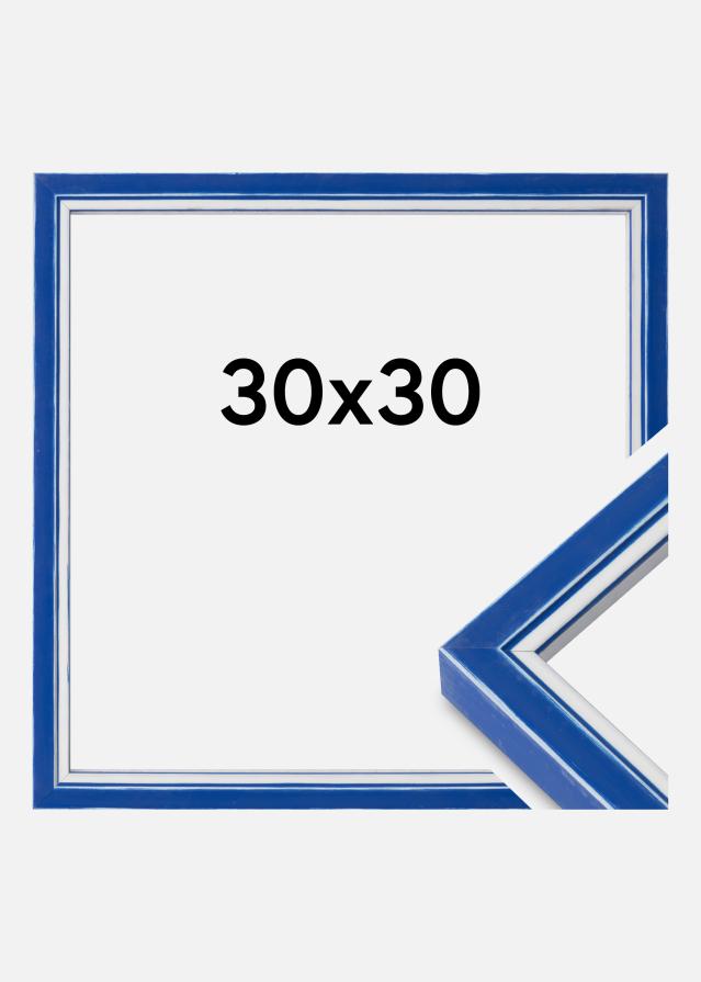 Cornice Diana Acrilico Blu 30x30 cm