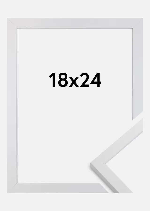 Cornice Trendy Vetro acrilico Bianco 18x24 cm