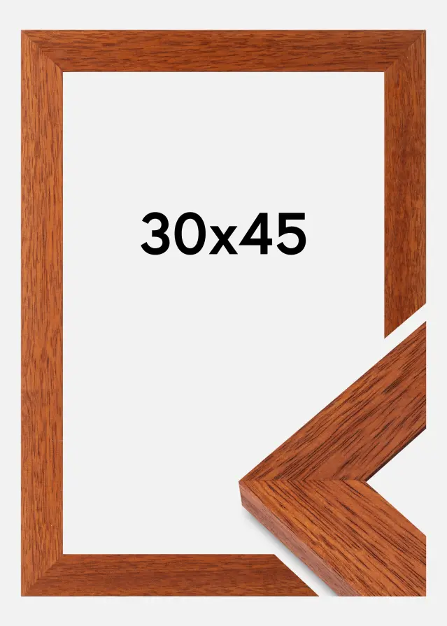 Cornice Juno Vetro Acrilico Ciliegia 30x45 cm