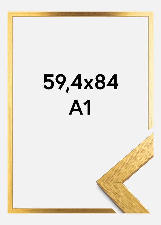 Cornice Gold Wood 59,4x84,1 cm (A1)