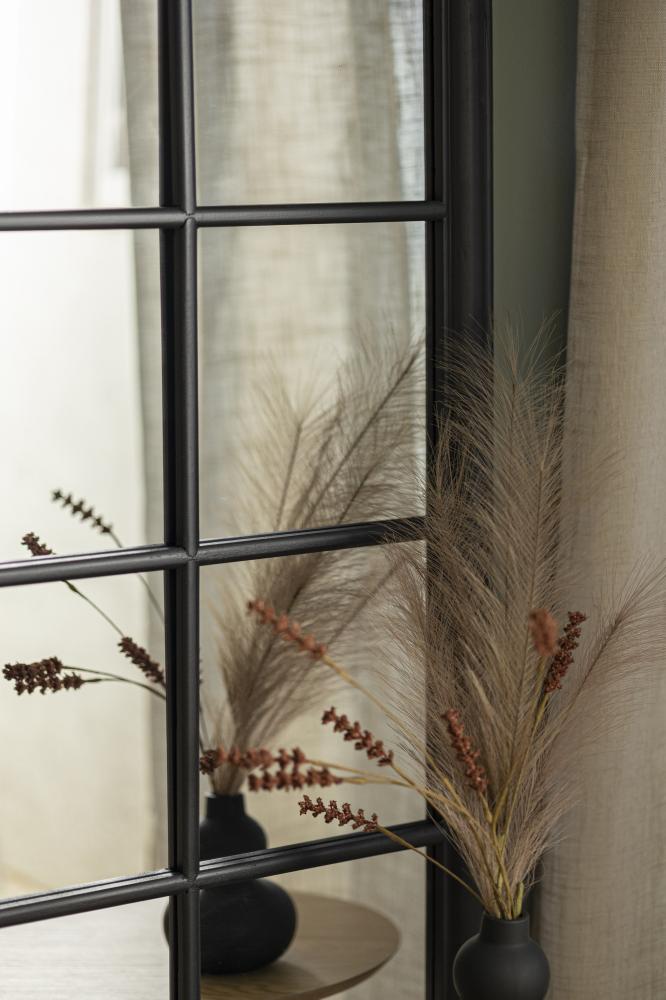 Specchio Window Tall Dome Nero 103x180 cm